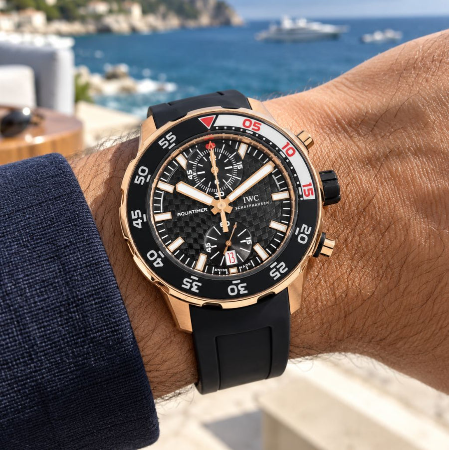 The IWC Aquatimer you never see, the rose gold IW376905