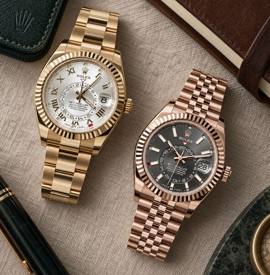 The gold Rolex Sky-Dweller has a cult following of its own