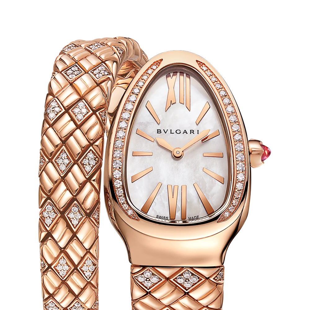 Bvlgari Serpenti Spiga, 35 mm, Rose gold