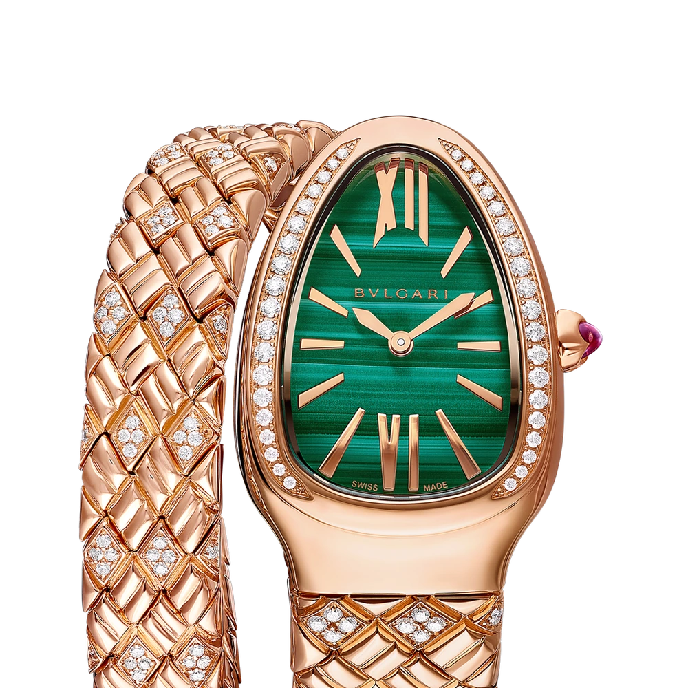 Bvlgari Serpenti Spiga, 35 mm, Rose gold
