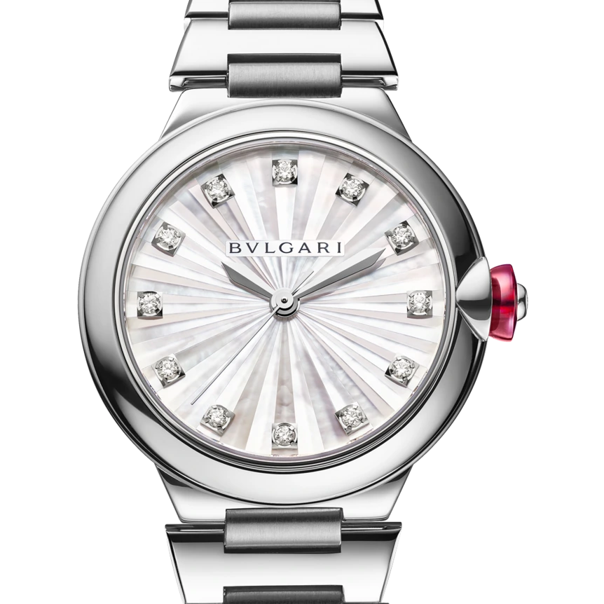 Bvlgari Lvcea, 33 mm, Steel