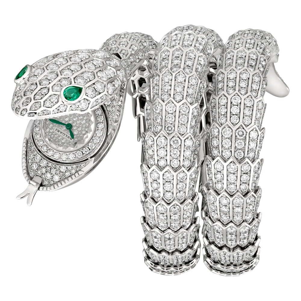Bvlgari Serpenti Secret, 40 mm, White gold