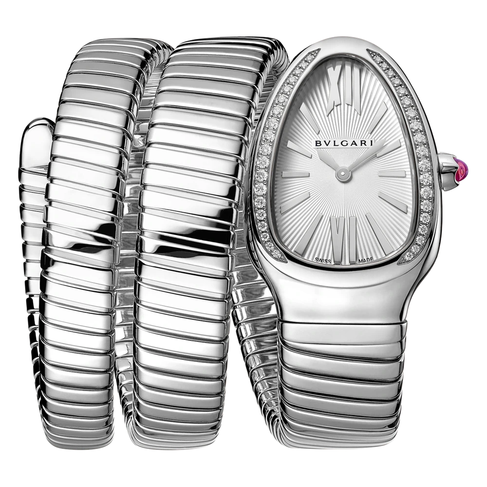 Bvlgari Serpenti Tubogas, 35 mm, Steel