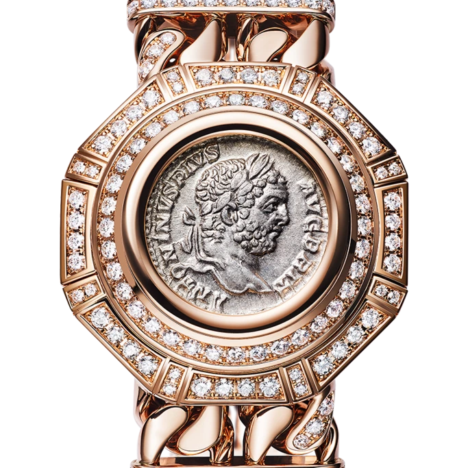Bvlgari Monete, 33 mm, Rose gold
