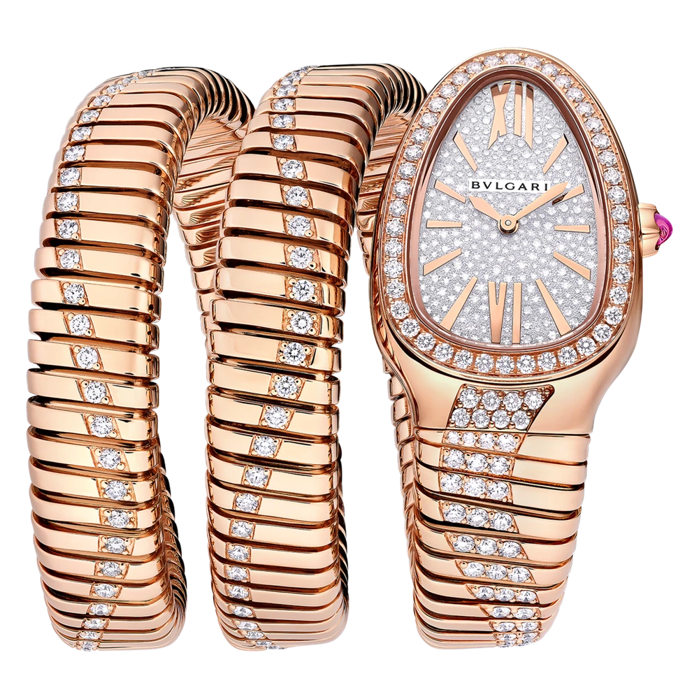 Bvlgari Serpenti Tubogas, 35 mm, Rose gold
