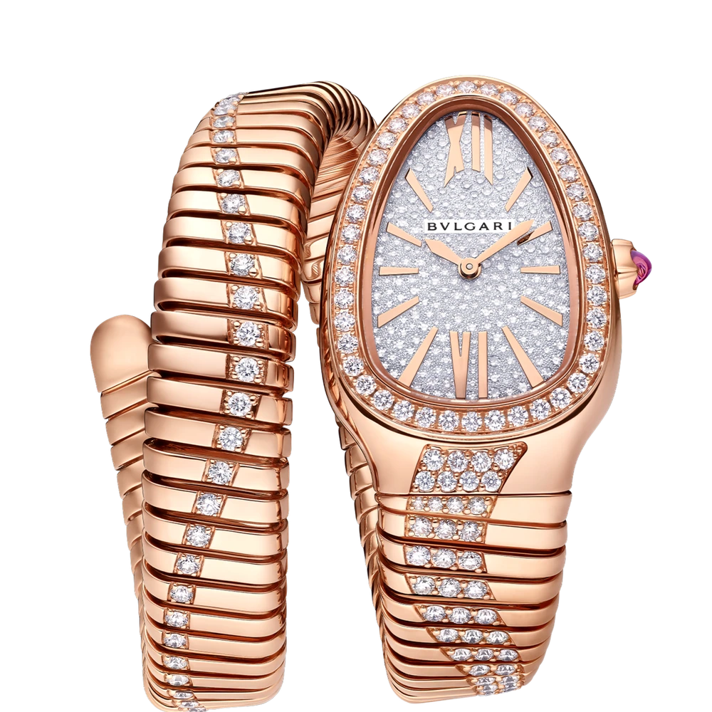 Bvlgari Serpenti Tubogas, 35 mm, Rose gold