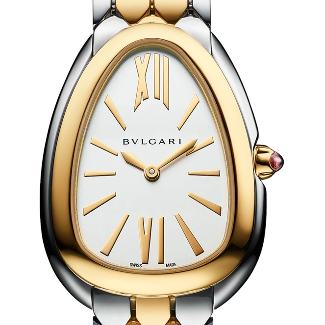 Bvlgari Serpenti Seduttori, 33 mm, Yellow gold and steel