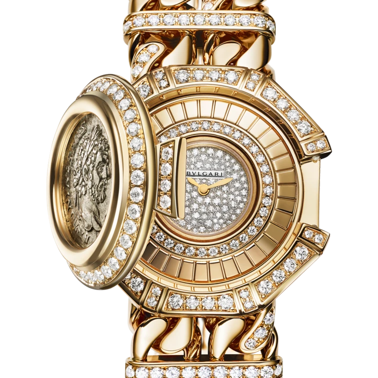 Bvlgari Monete, 33 mm, Yellow gold