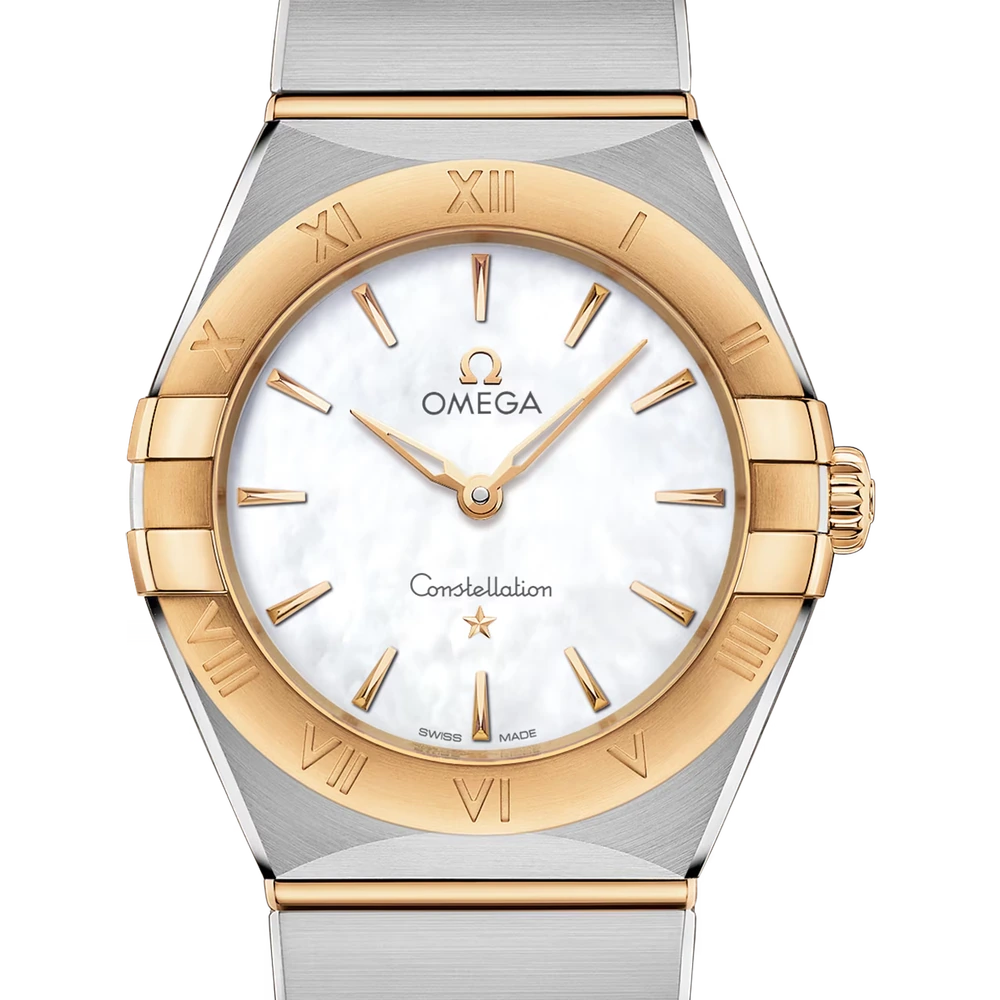 Omega 28 mm, steel - yellow gold on steel - yellow gold