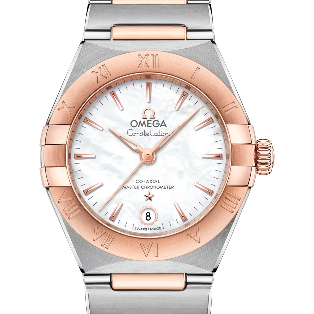 Omega 29 mm, steel - Sedna gold on steel - Sedna gold