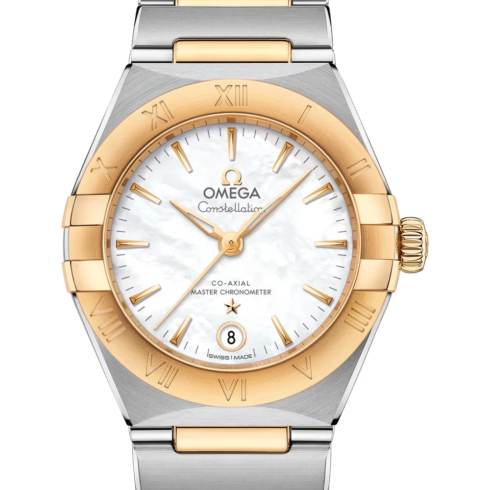 Omega 29 mm, steel - yellow gold on steel - yellow gold