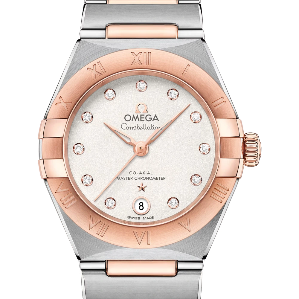 Omega 29 mm, steel - Sedna gold on steel - Sedna gold