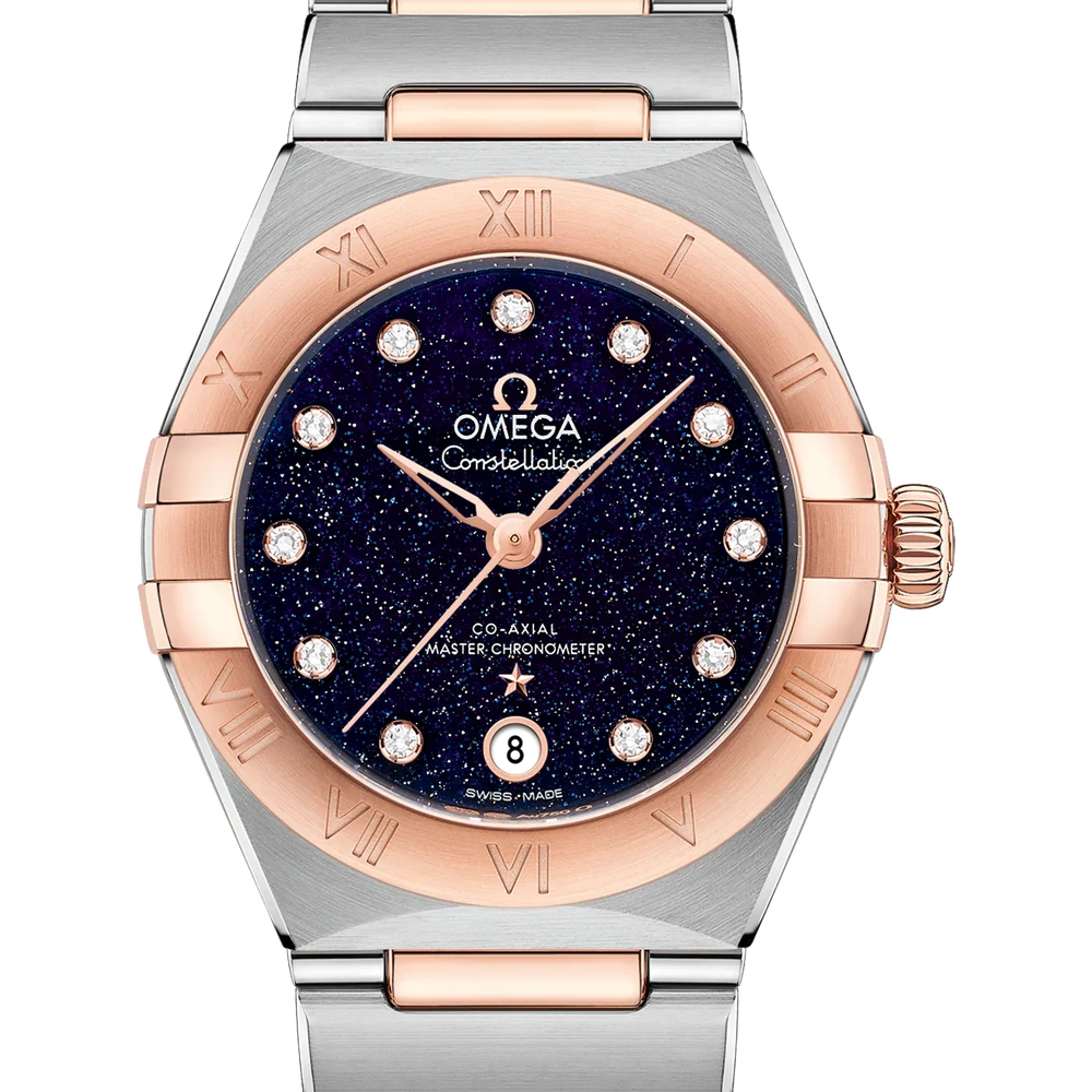 Omega 29 mm, steel - Sedna gold on steel - Sedna gold