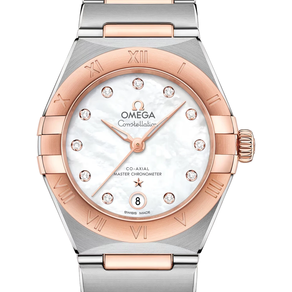 Omega 29 mm, steel - Sedna gold on steel - Sedna gold