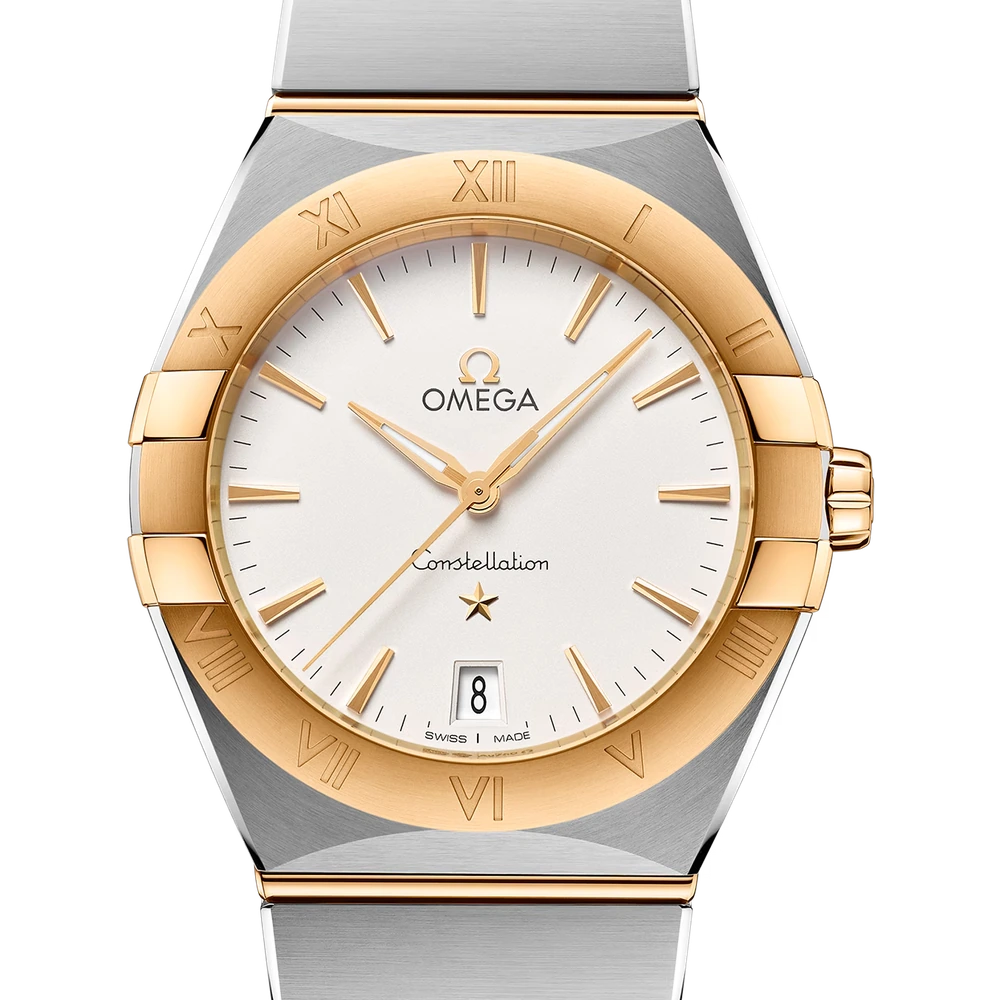 Omega 36 mm, steel - yellow gold on steel - yellow gold