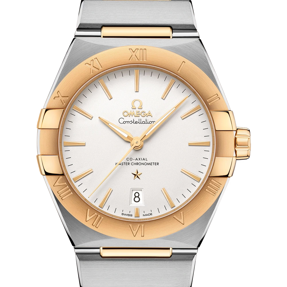 Omega 39 mm, steel - yellow gold on steel - yellow gold
