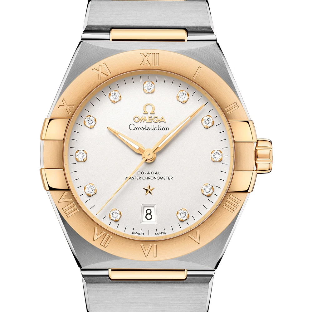 Omega 39 mm, steel - yellow gold on steel - yellow gold
