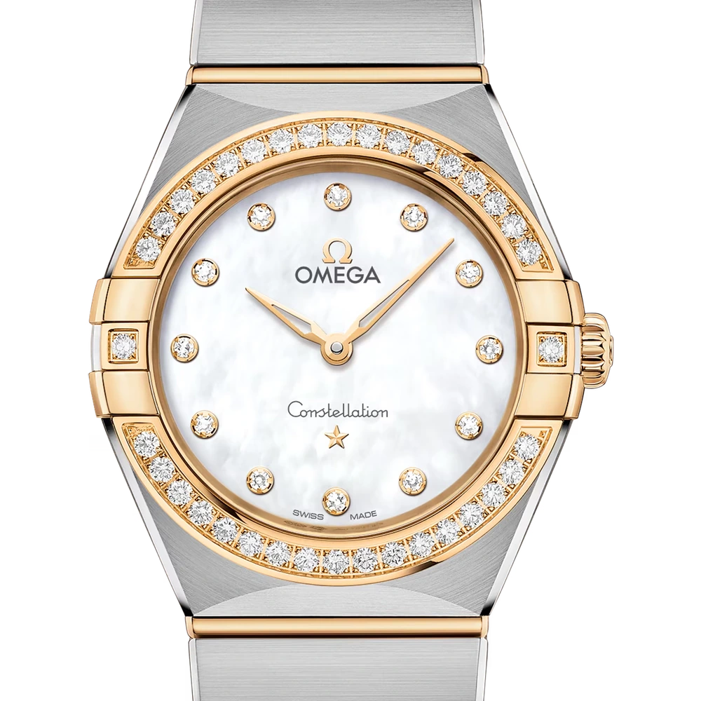 Omega 28 mm, steel - yellow gold on steel - yellow gold