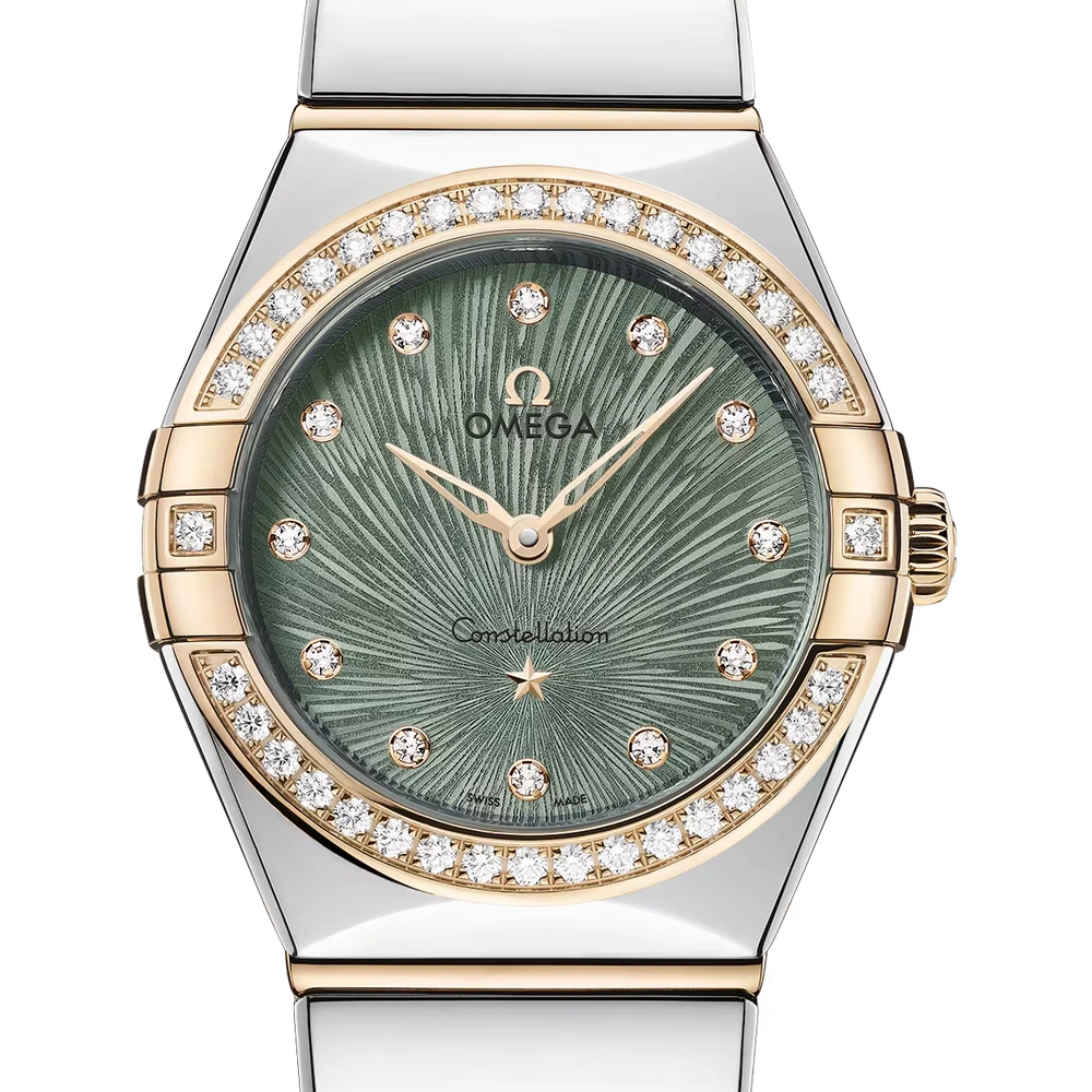 Omega 28 mm, steel - Moonshine gold on steel - Moonshine gold