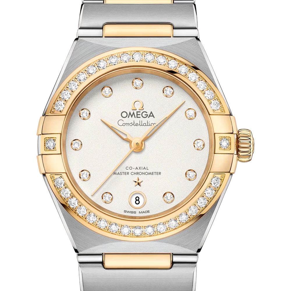 Omega 29 mm, steel - yellow gold on steel - yellow gold