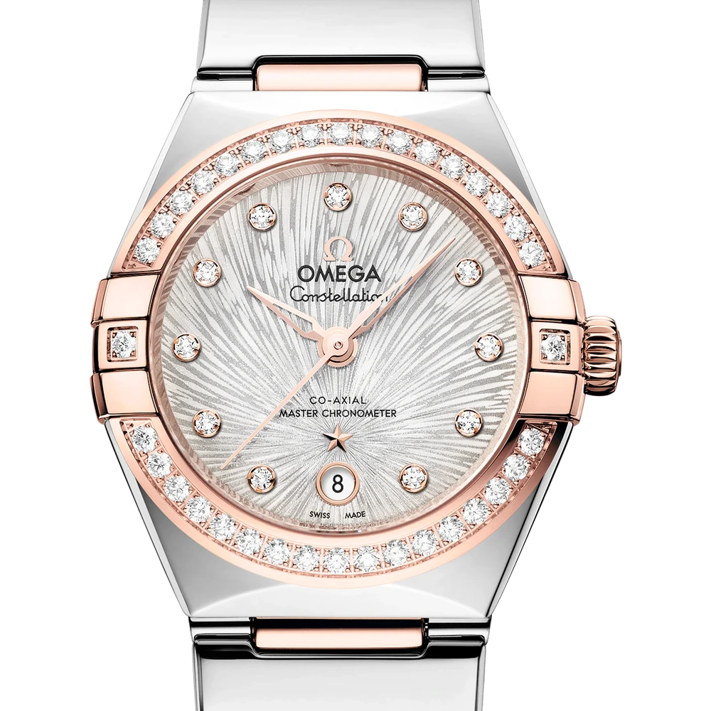 Omega 29 mm, steel - Sedna gold on steel - Sedna gold