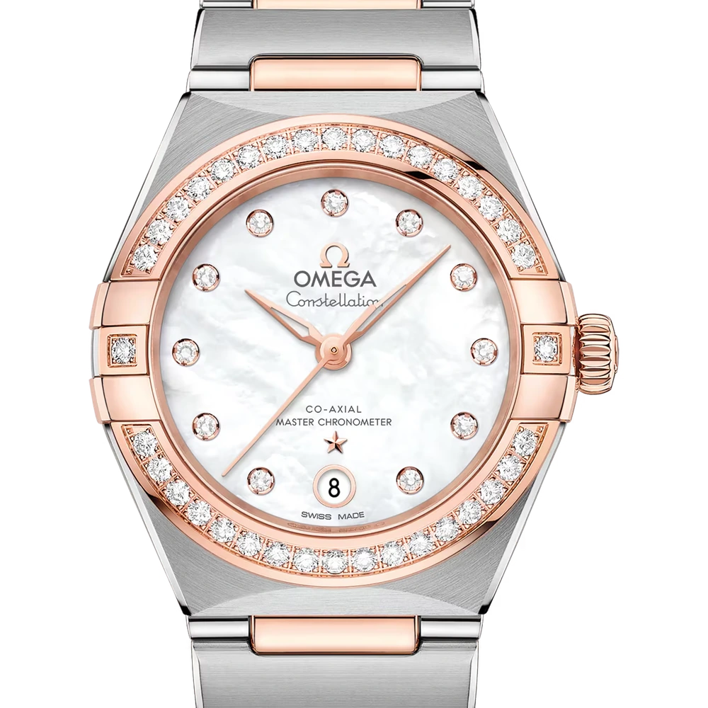 Omega 29 mm, steel - Sedna gold on steel - Sedna gold