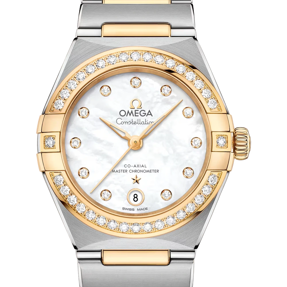 Omega 29 mm, steel - yellow gold on steel - yellow gold