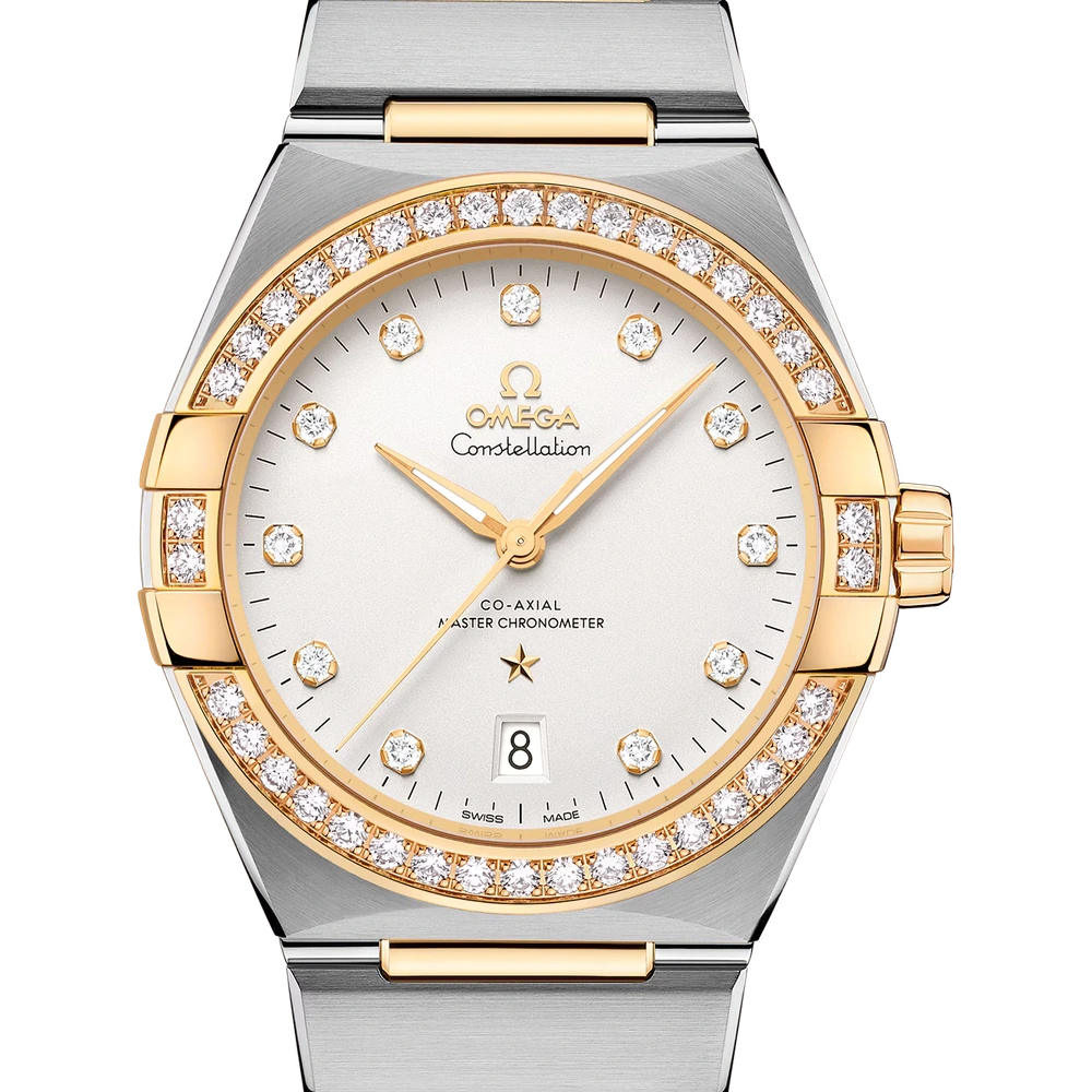 Omega 39 mm, steel - yellow gold on steel - yellow gold