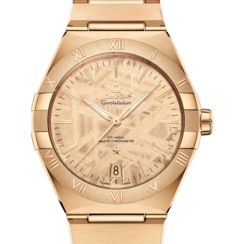 Omega 41 mm, Moonshine gold on Moonshine gold