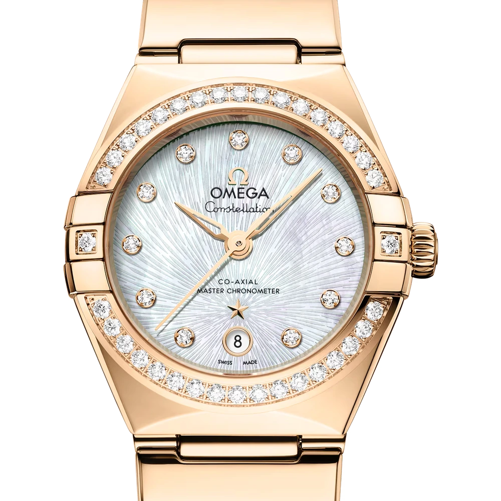 Omega 29 mm, Moonshine gold on Moonshine gold