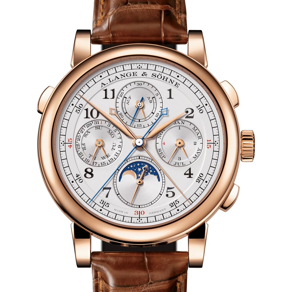 A. Lange & Söhne Pink Gold, Argenté Dial