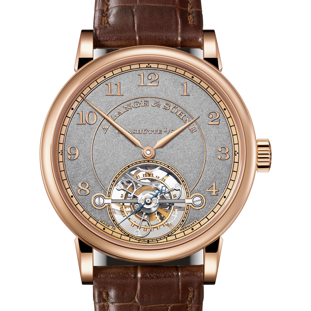 A. Lange & Söhne Pink Gold, Black/rhodié Dial