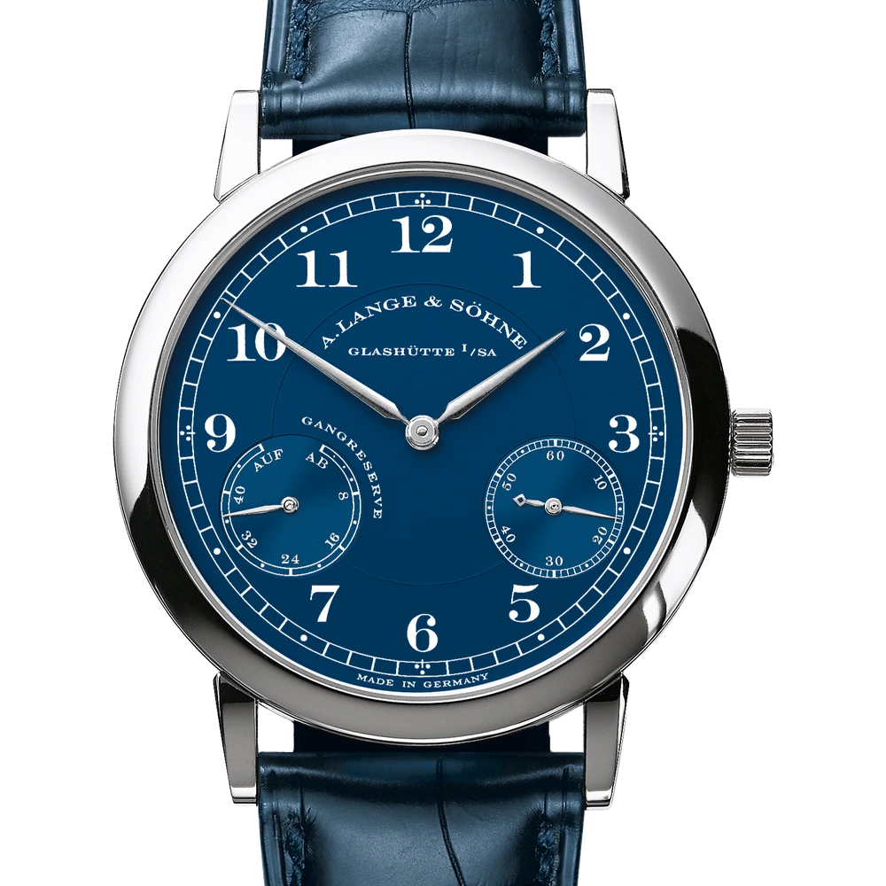 A. Lange & Söhne White Gold, Blue Dial