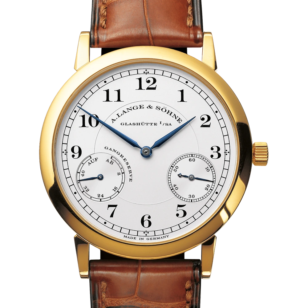 A. Lange & Söhne Yellow Gold, Argenté Dial