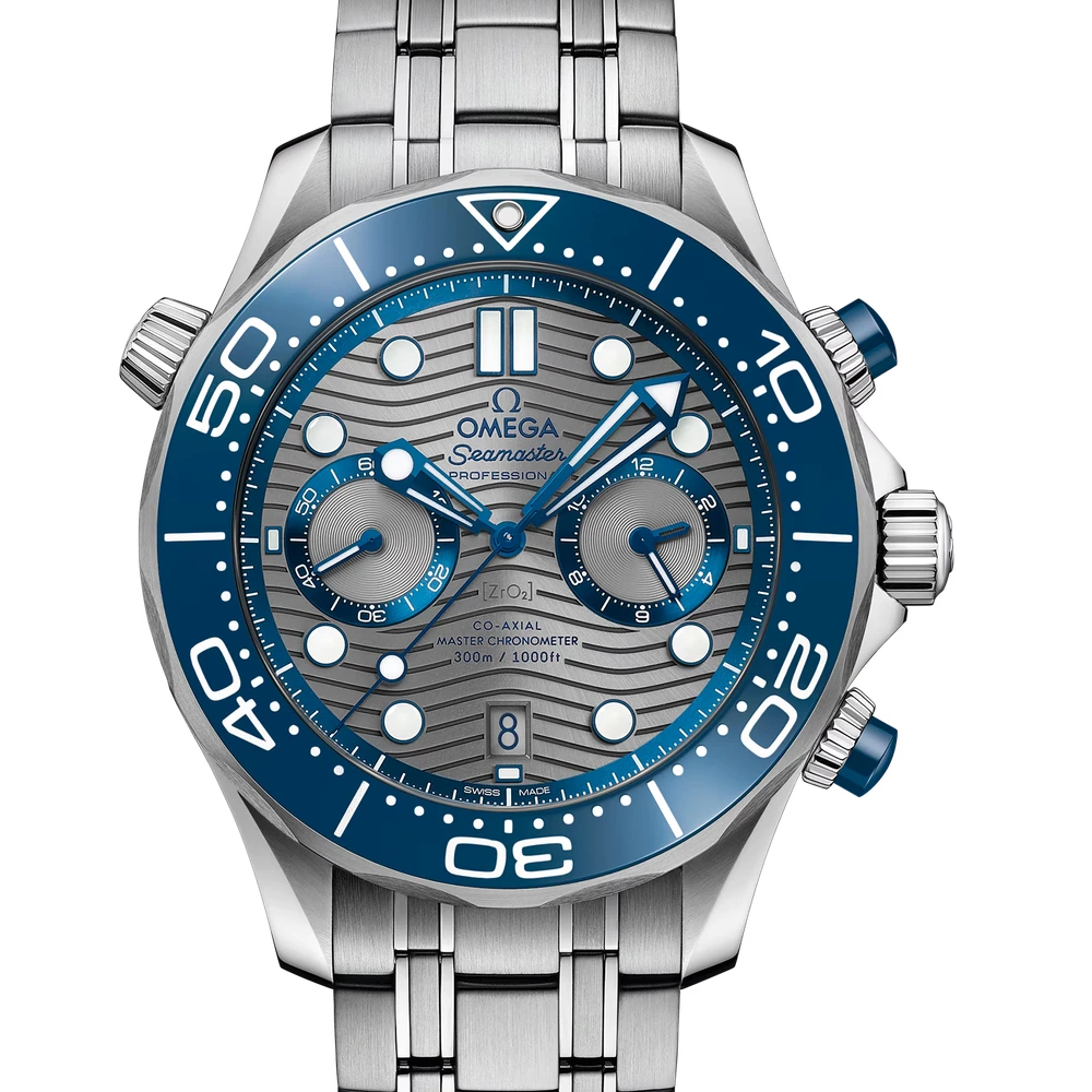Omega 44 mm, steel on steel