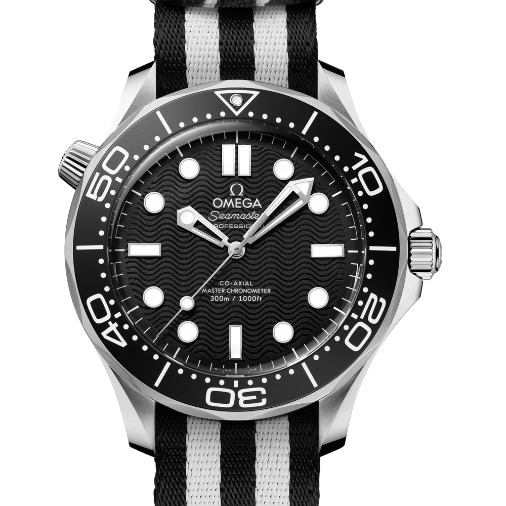 Omega 42 mm, steel on NATO strap