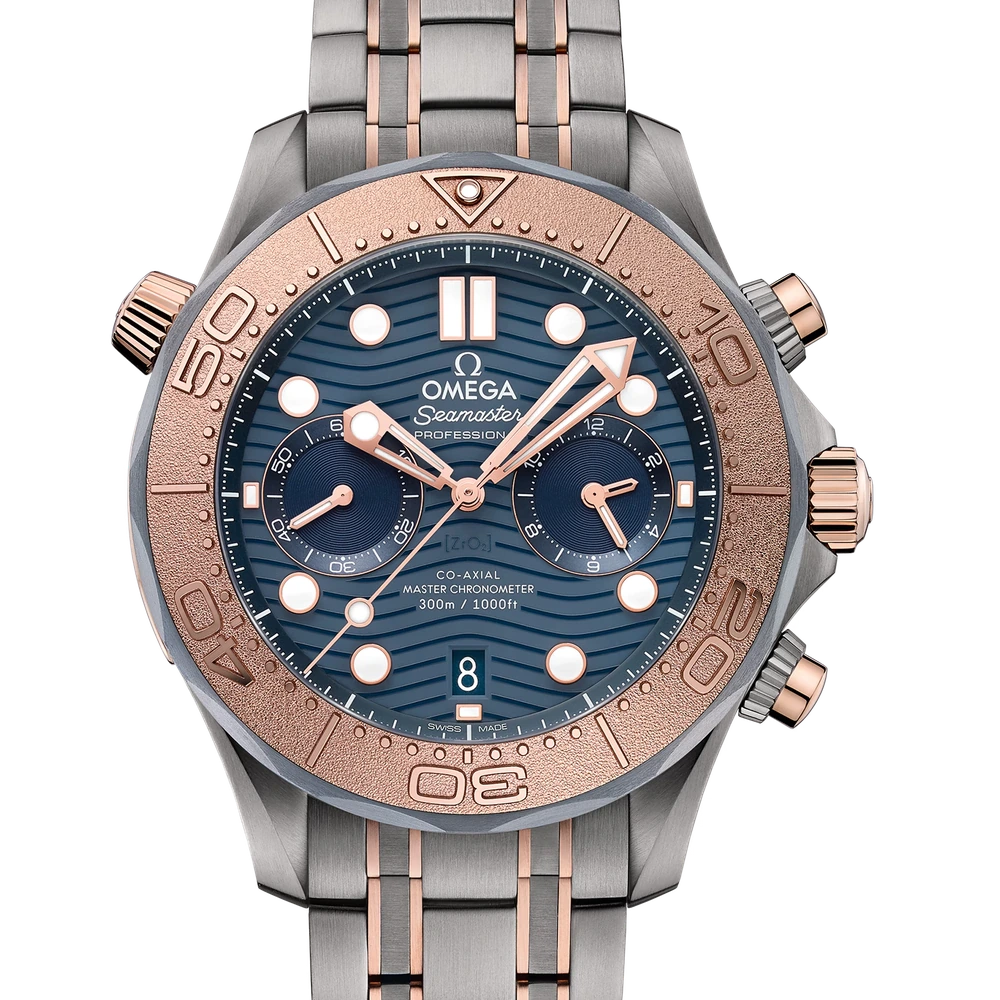 Omega 44 mm, titanium - tantalum - Sedna gold on titanium - tantalum - Sedna gold