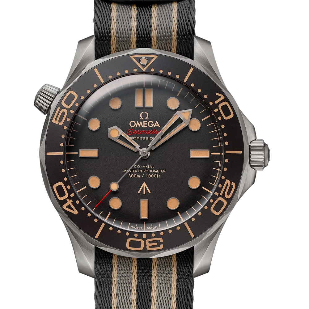 Omega 42 mm, titanium on NATO strap