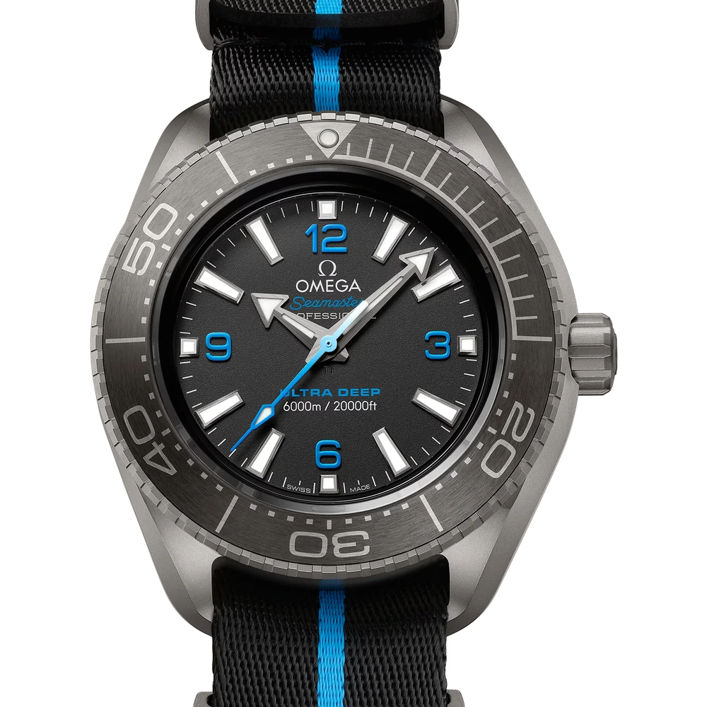 Omega 45.5 mm, titanium on NATO strap