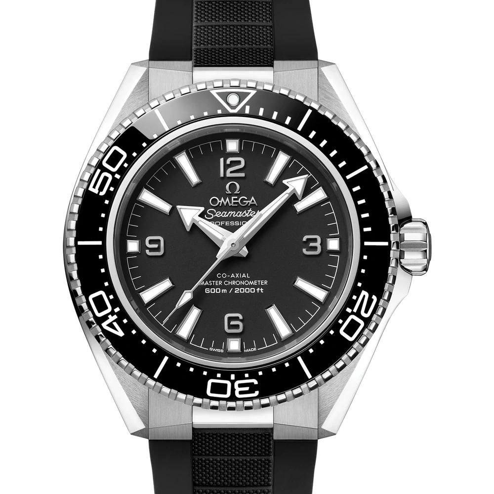Omega 42 mm, steel on rubber strap