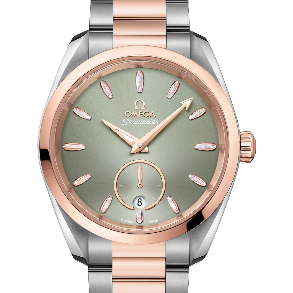 Omega 38 mm, steel - Sedna gold on steel - Sedna gold