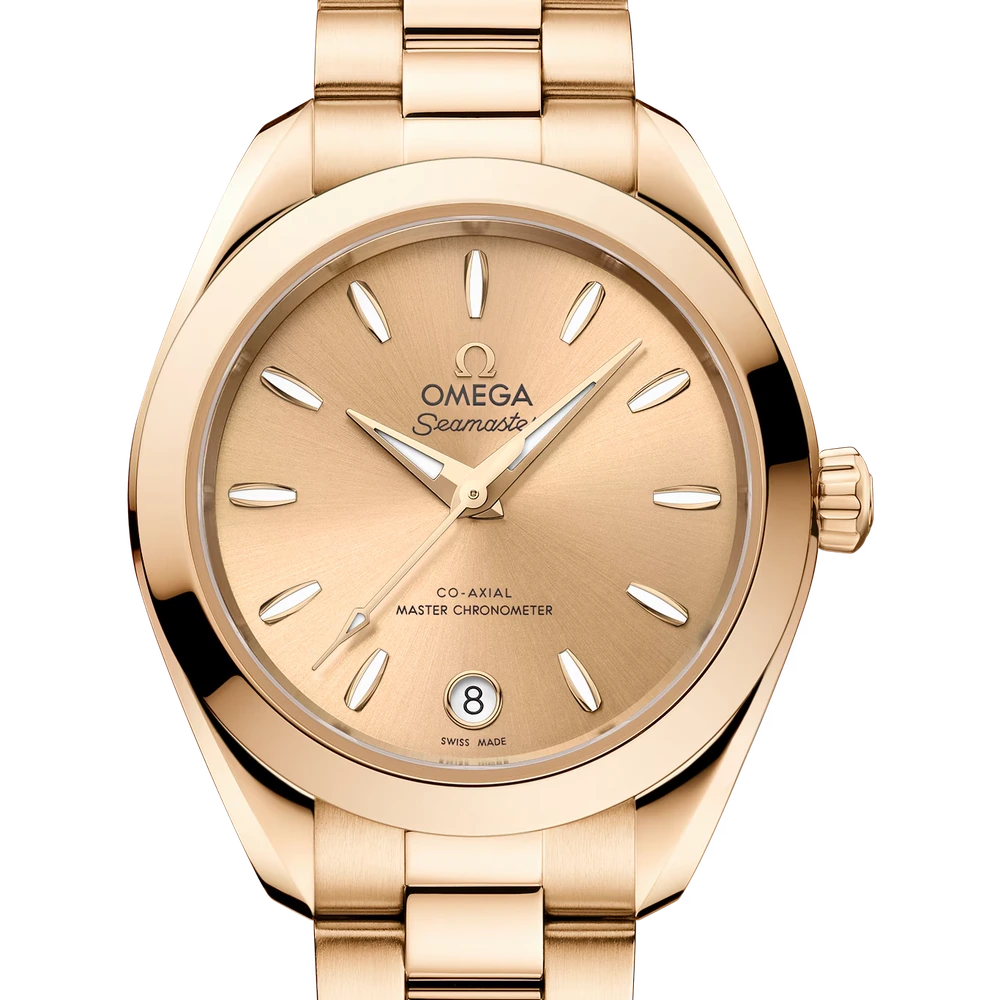 Omega 30 mm, Moonshine gold on Moonshine gold