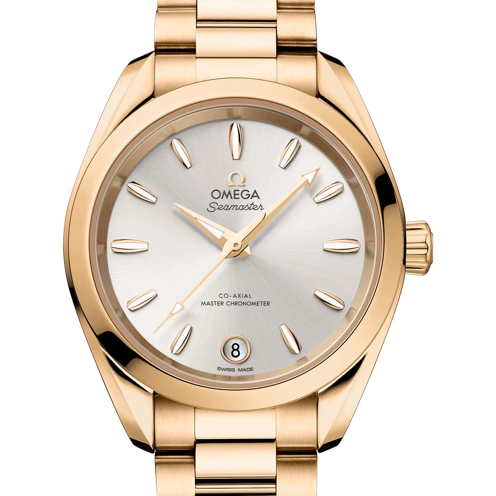 Omega 34 mm, Moonshine gold on Moonshine gold