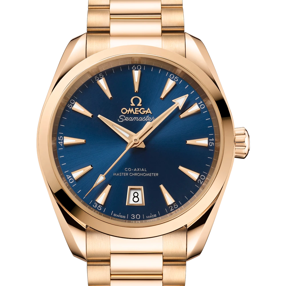 Omega 38 mm, Moonshine gold on Moonshine gold