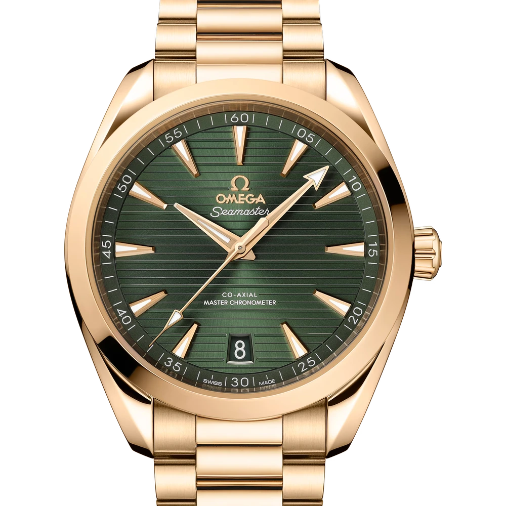 Omega 41 mm, Moonshine gold on Moonshine gold