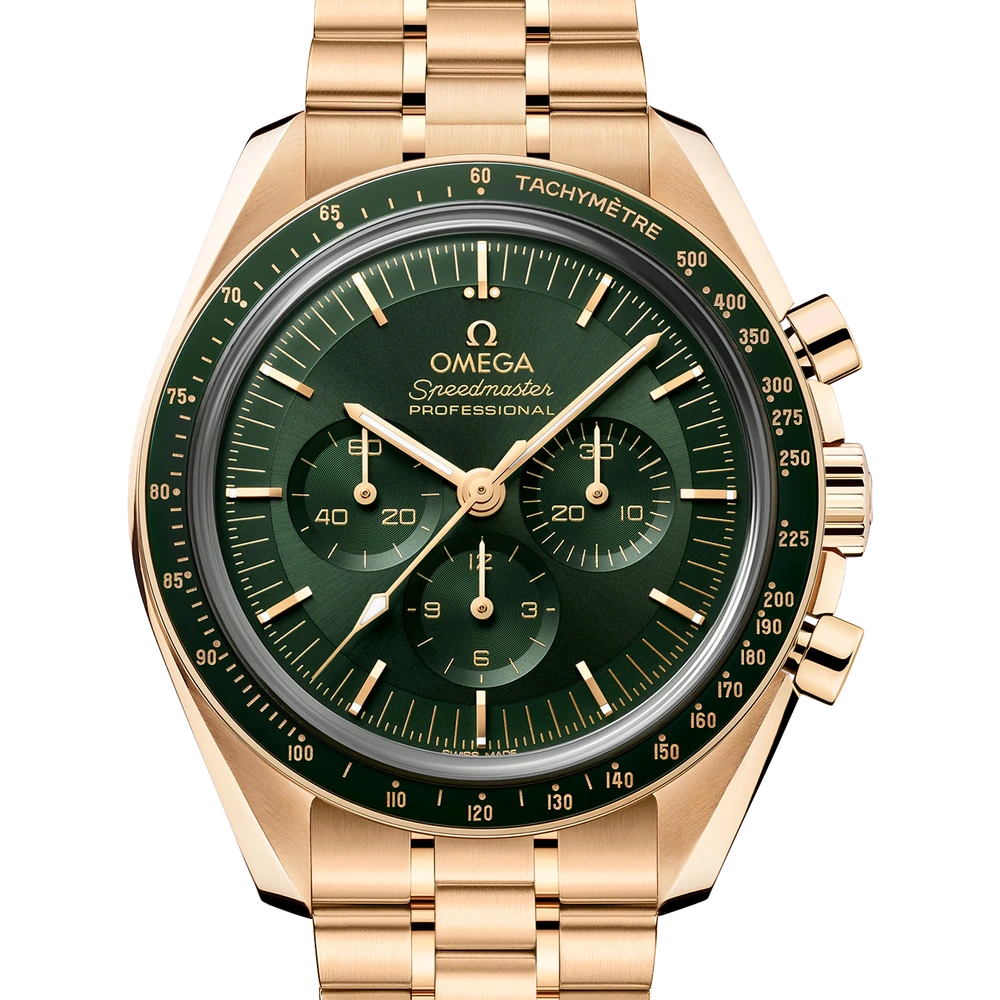 Omega 42 mm, Moonshine gold on Moonshine gold