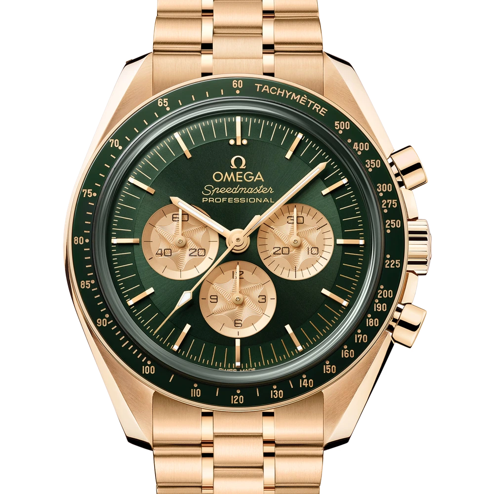 Omega 42 mm, Moonshine gold on Moonshine gold