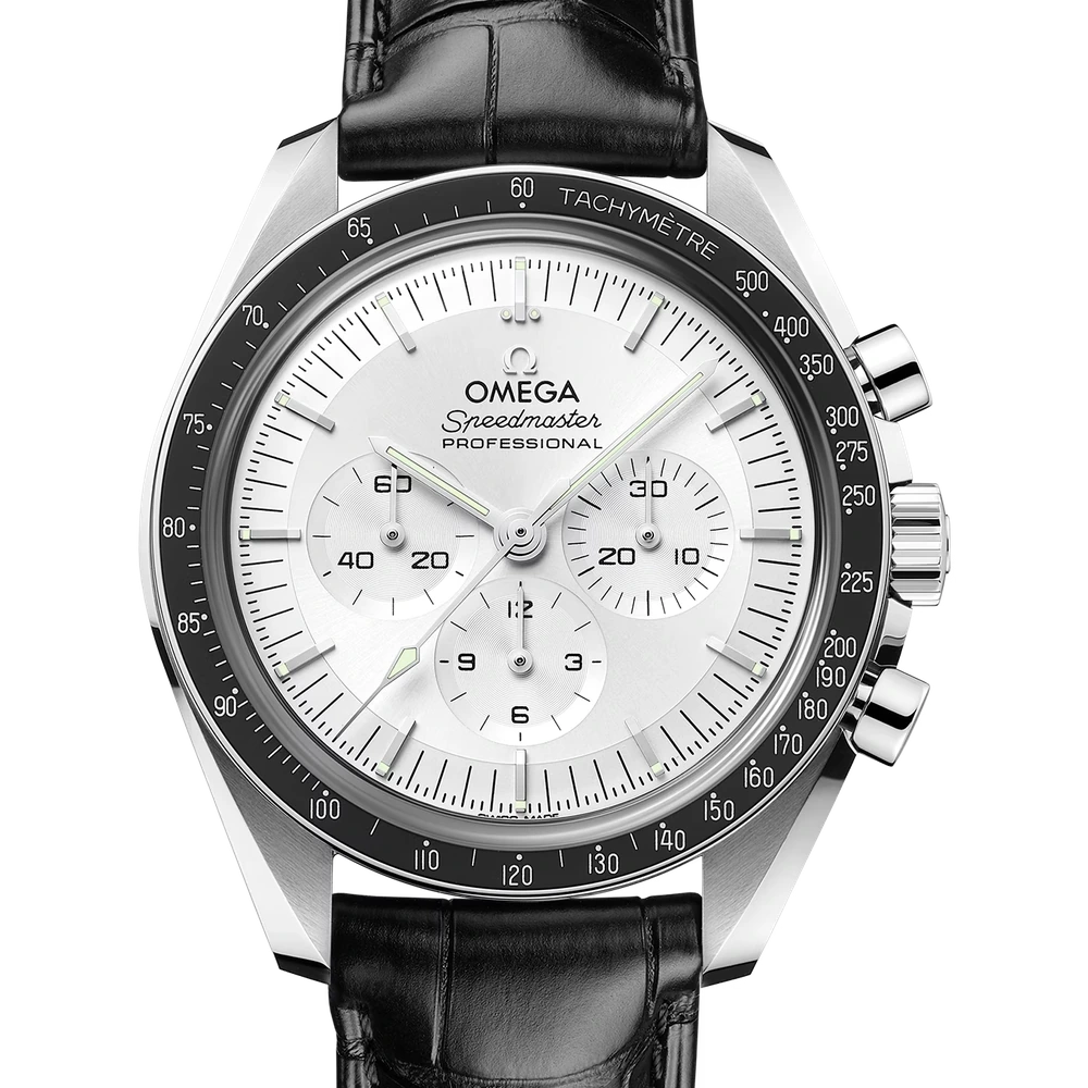 Omega 42 mm, Canopus Gold on leather strap