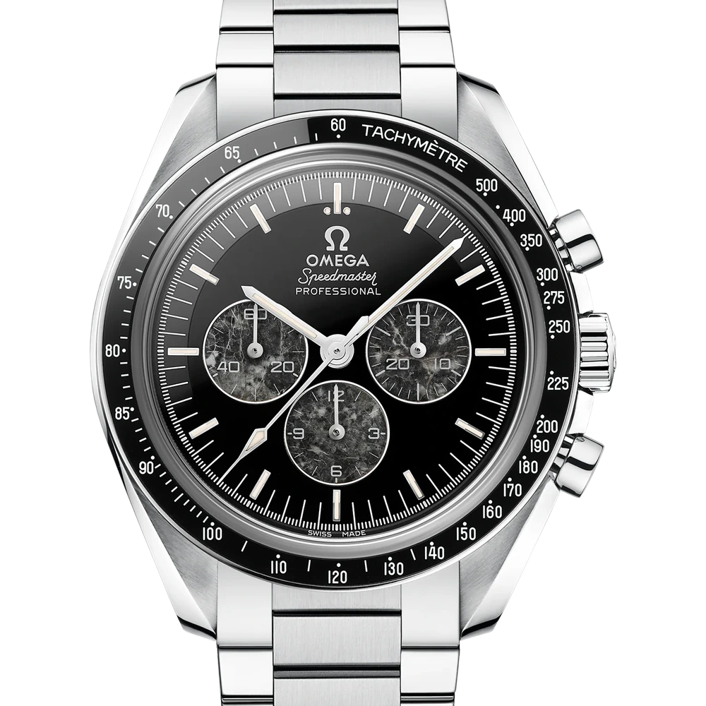 Omega 42 mm, platinum on platinum