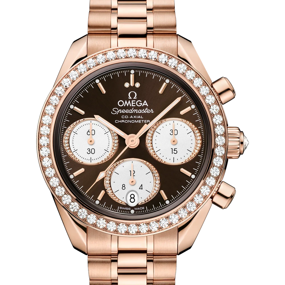 Omega 38 mm, Sedna gold on Sedna gold
